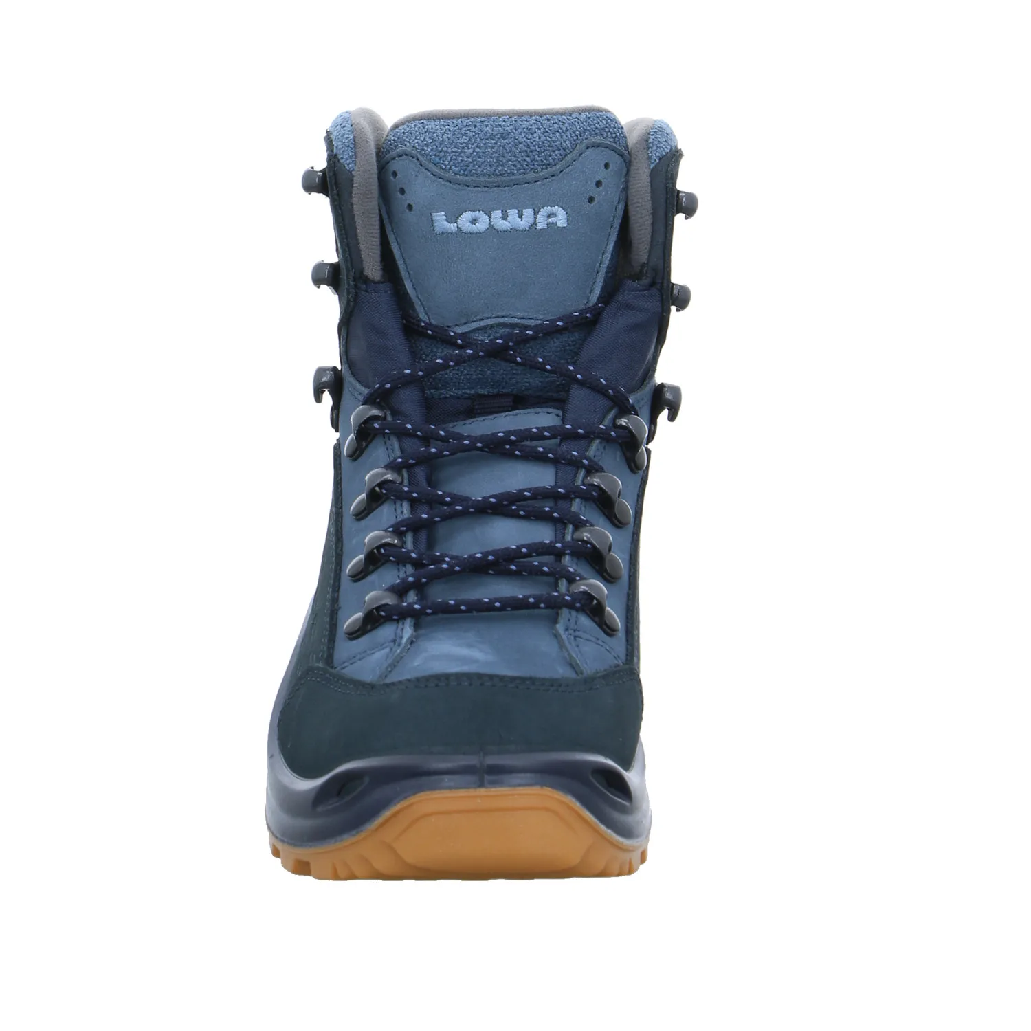 LOWA Snowboots Damen Blau Leder  Gore-Tex