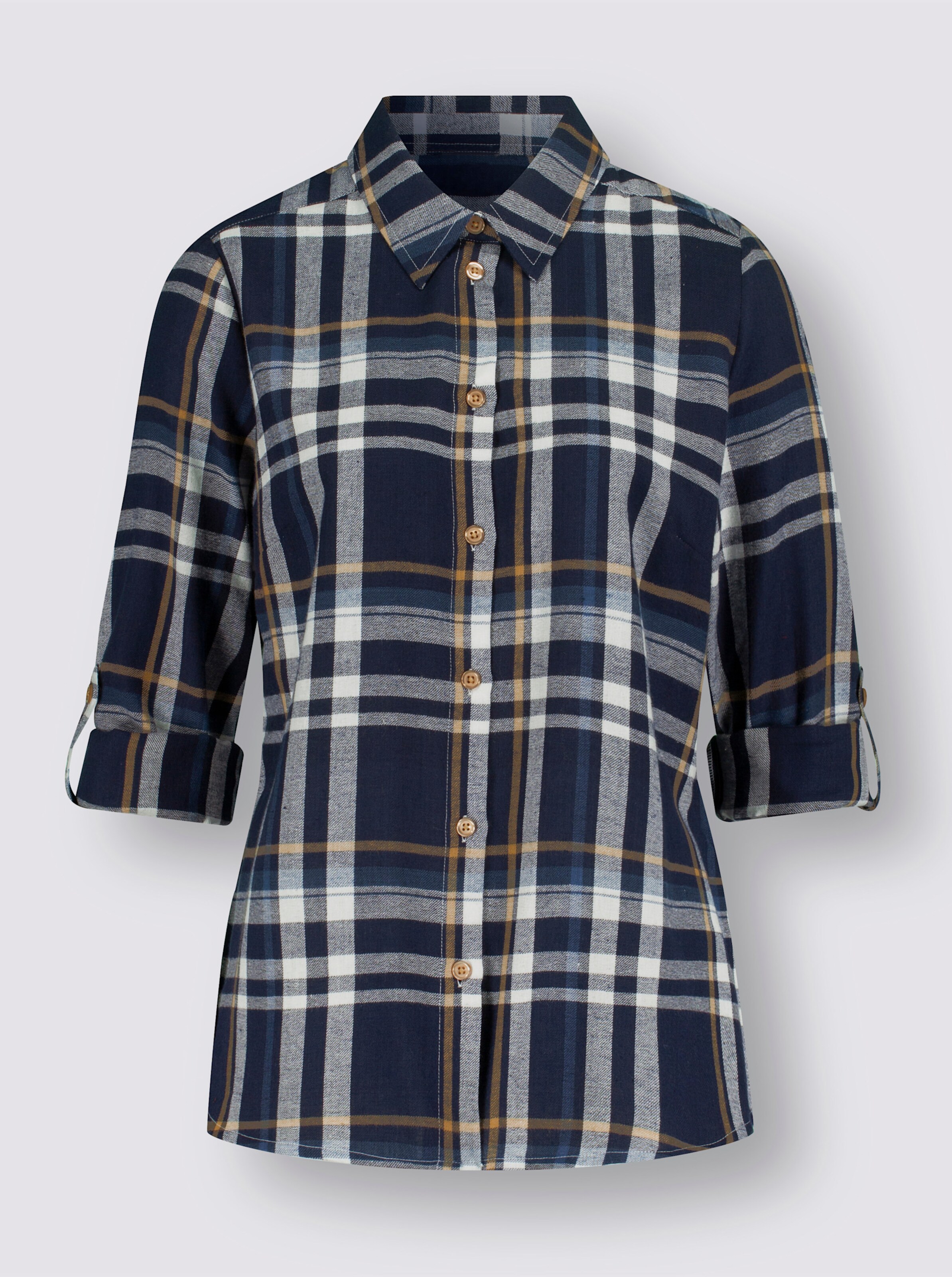 Flanellbluse