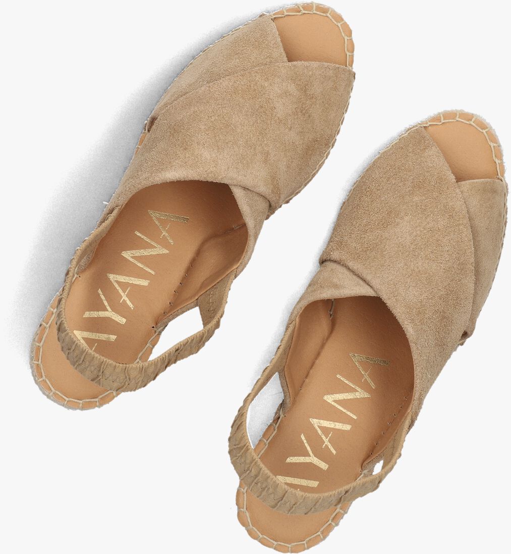 beige ayana sandalen met hak omo25yu817