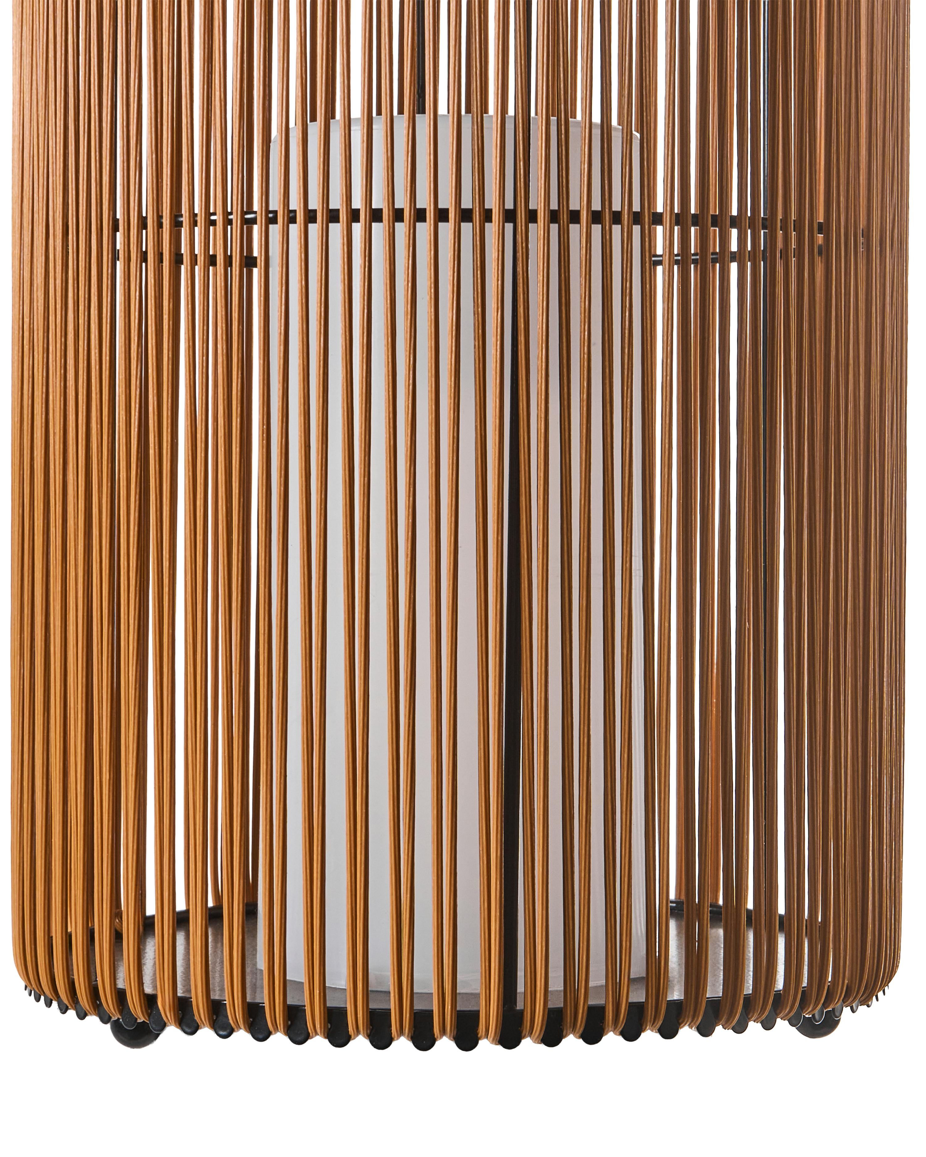 Lantaarn op zonne-energie MACHILI 53 cm Bruin