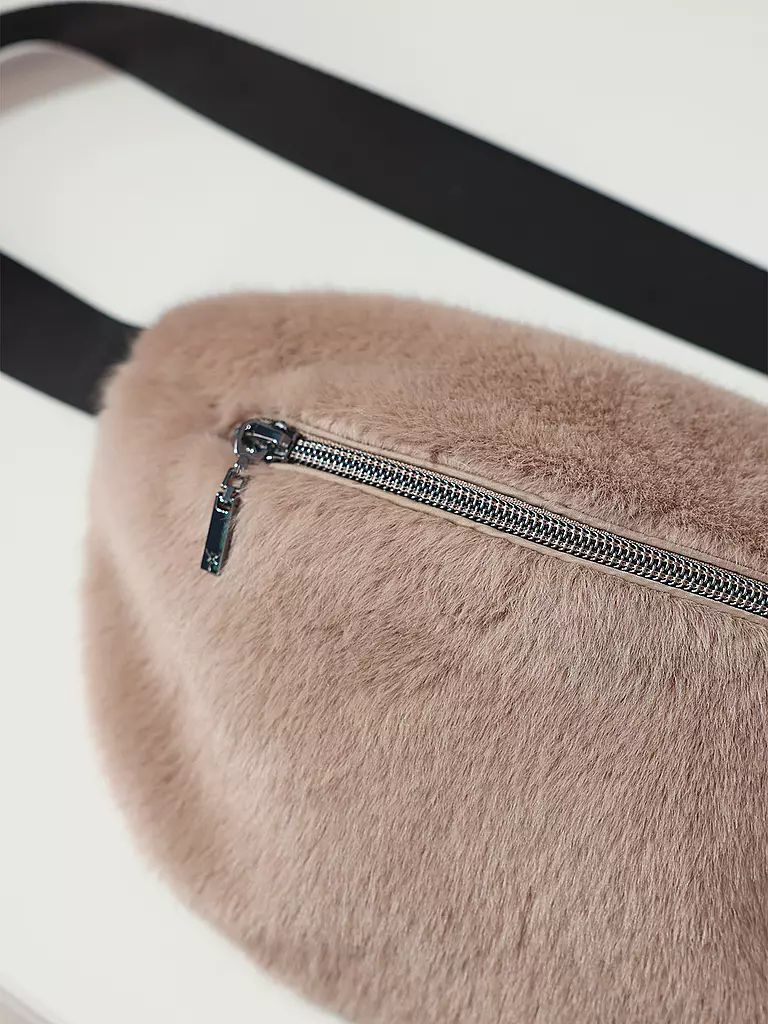 MONARI Gürteltasche in Felloptik braun