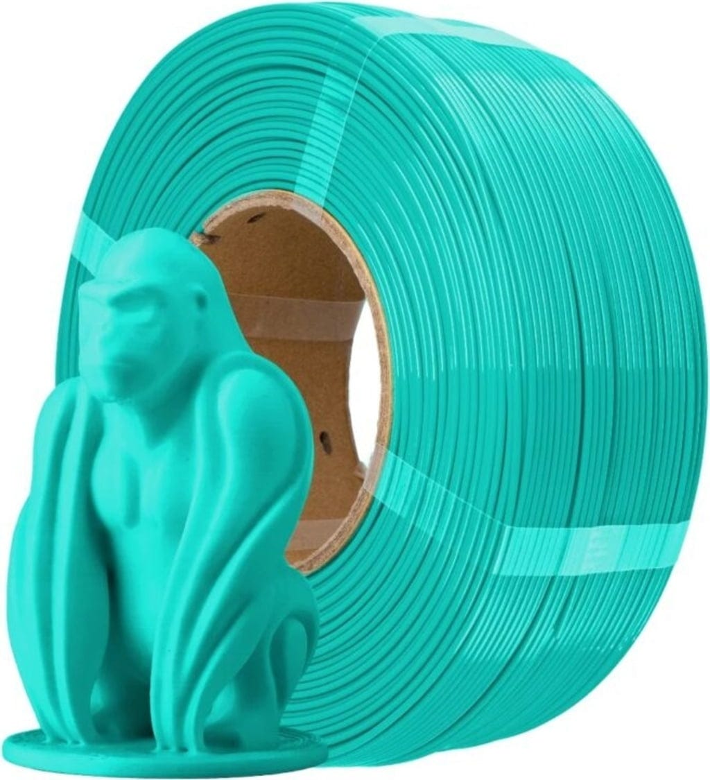 AzureFilm  PETG Hyper Speed Refill Turquoise Blue, 1,75 mm / 1000 g    Universal Filament ohne Spule