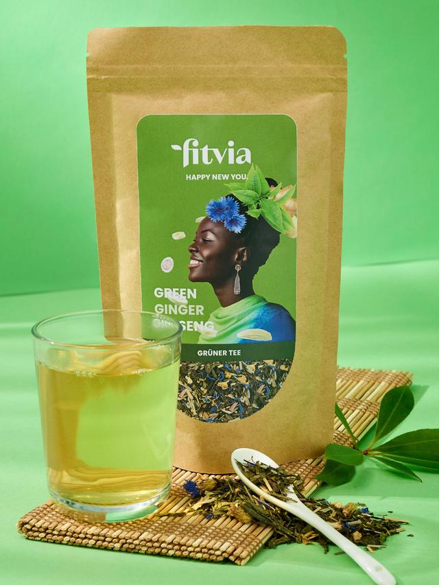 Grüner Tee Ginseng-Ingwer, 3er-Set