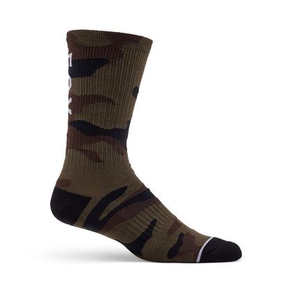 Chaussettes Fox FOX CAMO CREW - Vert / Noir