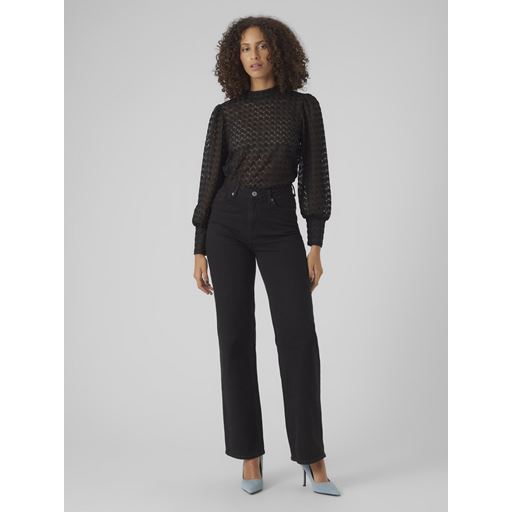 Vero Moda Becca Bluse, Black, XL