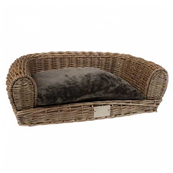 Duvo  Sofá em Verga com Almofada para Cães 64 X 43 X 19 cm 015500451