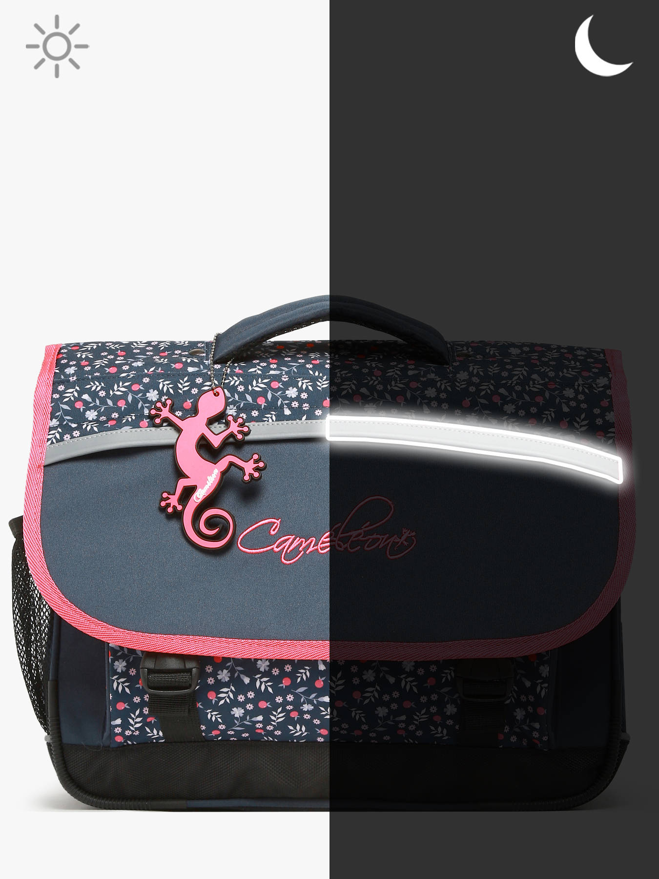 Cartable enfant 2 compartiments CAMELEON