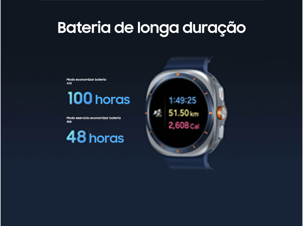 SMARTWATCH SAMSUNG WATCH ULTRA LTE 47MM PRATEADO