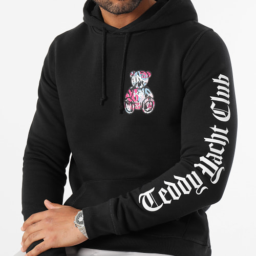 Sweat Capuche Art Series Rose Noir