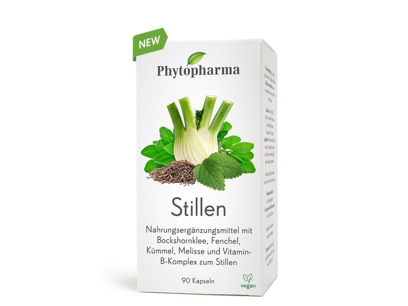 Phytopharma Stillen 90 Kapseln Nahrungsergänzungsmittel mit Bockshornklee, Fenchel, Kümmel, Melisse und Vitamin-B-Komplex