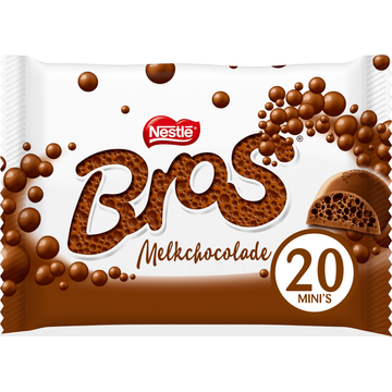 BROS Mini Melkchocolade Uitdeelzak 208 g