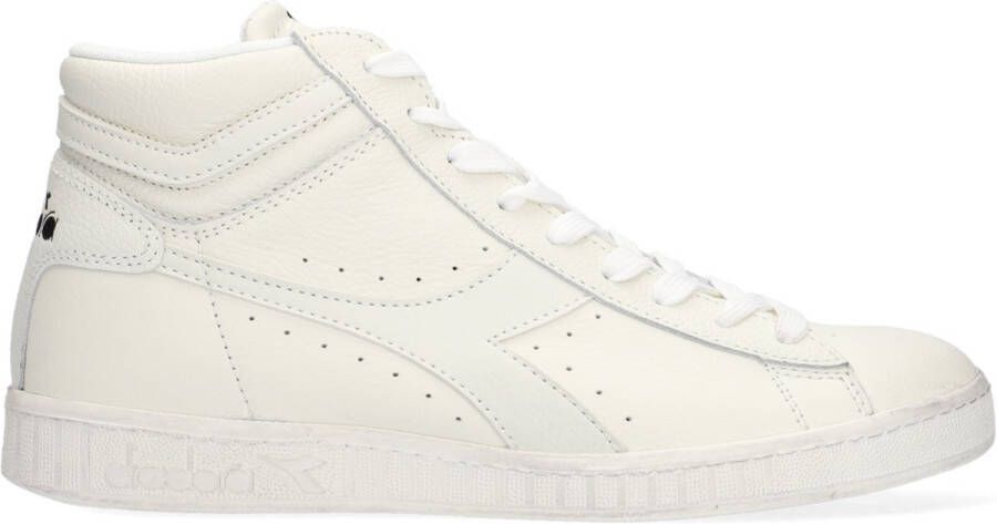 Diadora Game L High Waxed Sneakers Leren Sneaker Wit
