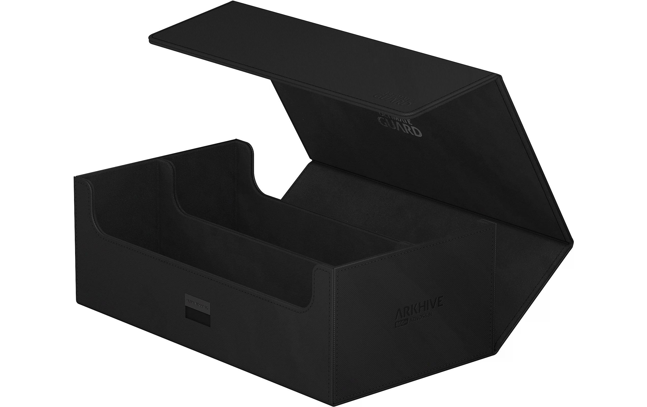 Kartenbox XenoSkin Arkhive Monocolor 800+ SchwarzHochwertige Box für Sammelkarten in Standardgrösse