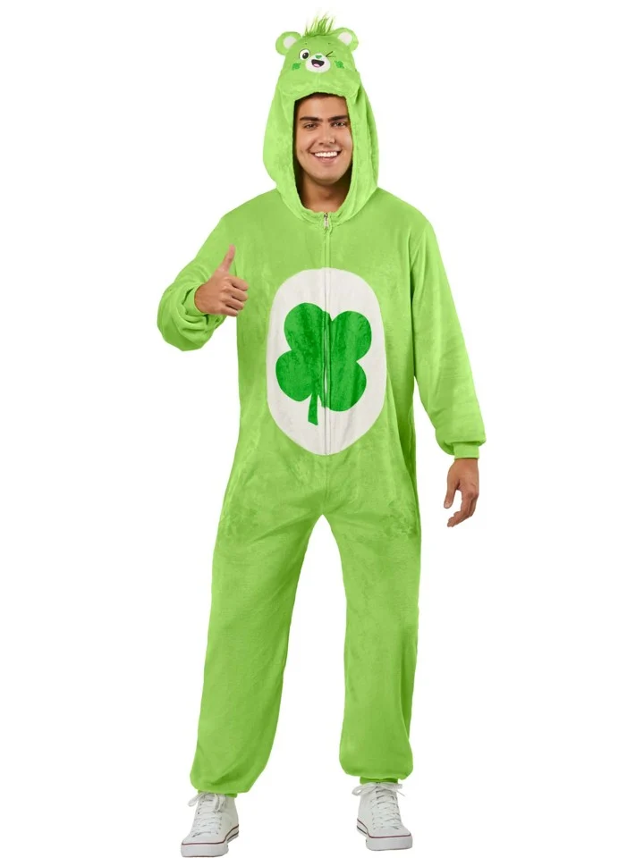 Rubies - Care Bears – Good Luck Bear Adult Onesie (Size S-M) (703067)