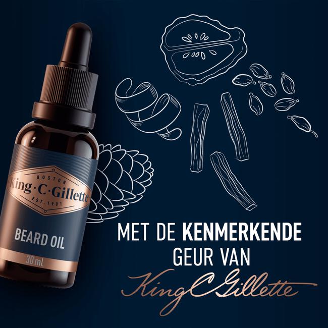 King C. Gillette Baardolie 30 ML