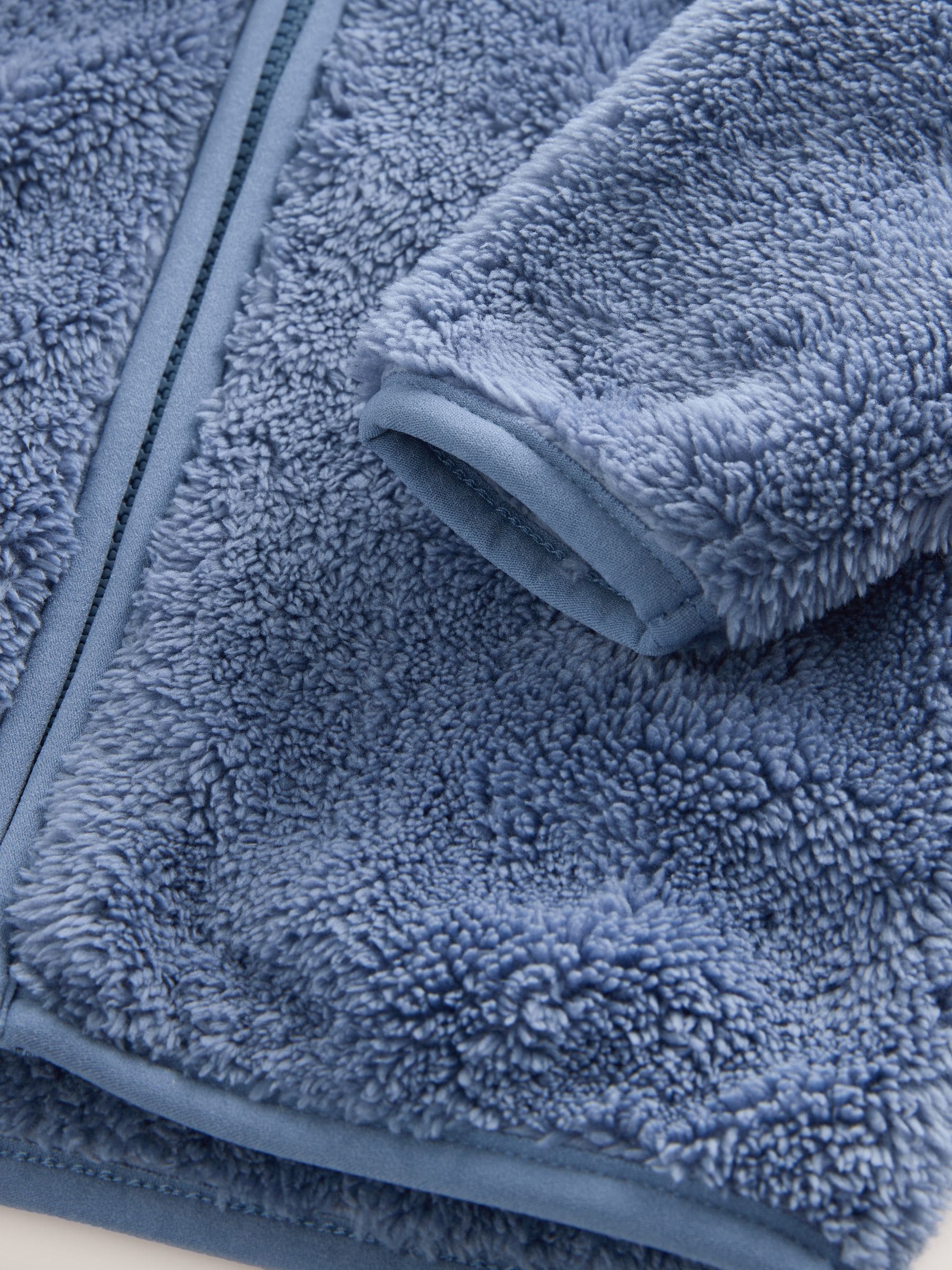 Marineblauw - Fleece Baby Jacket met ritssluiting (0mnd-2jr)
