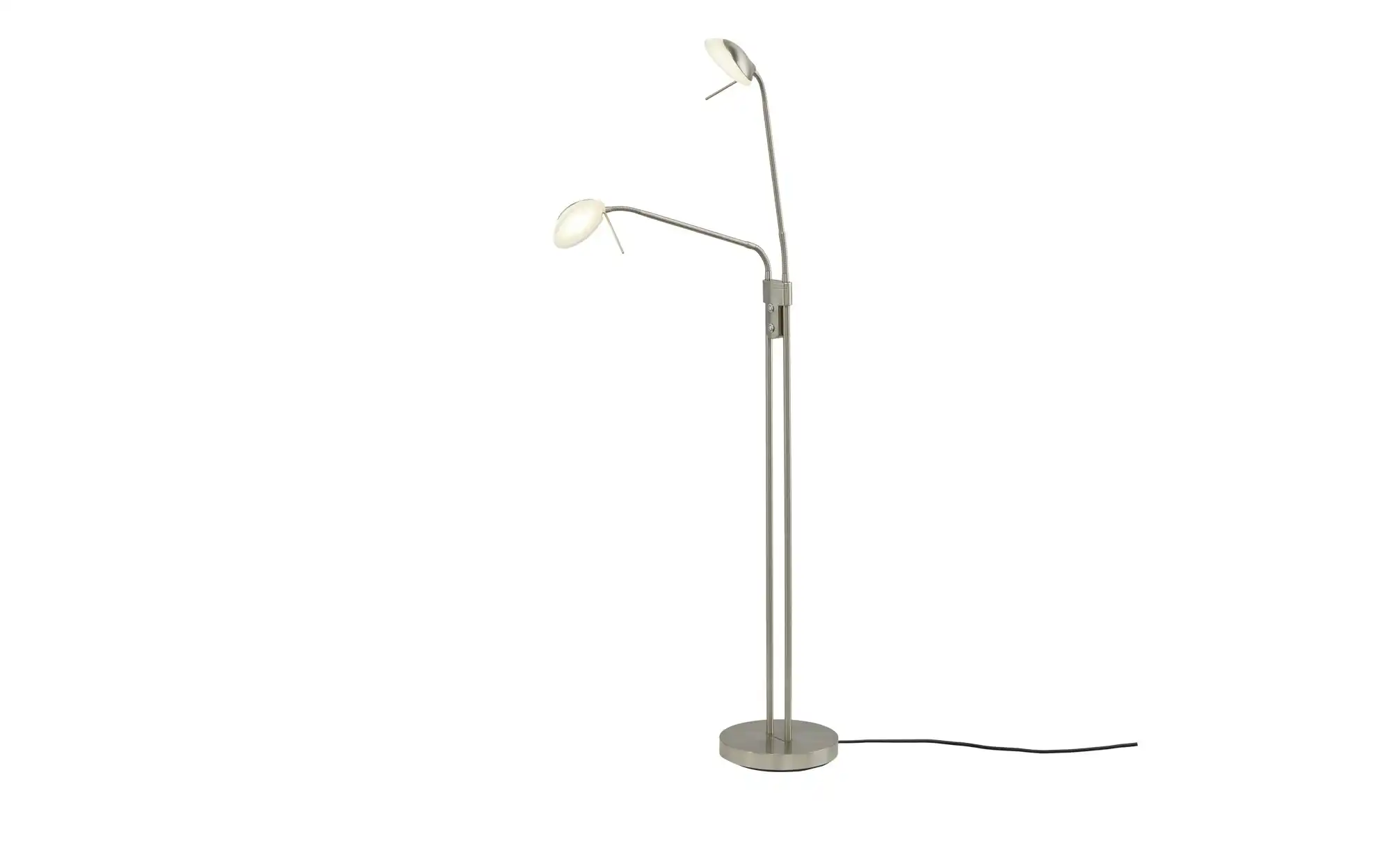 Fischer-Honsel LED-Lese-Leuchte 2-flammig, Nickel-matt