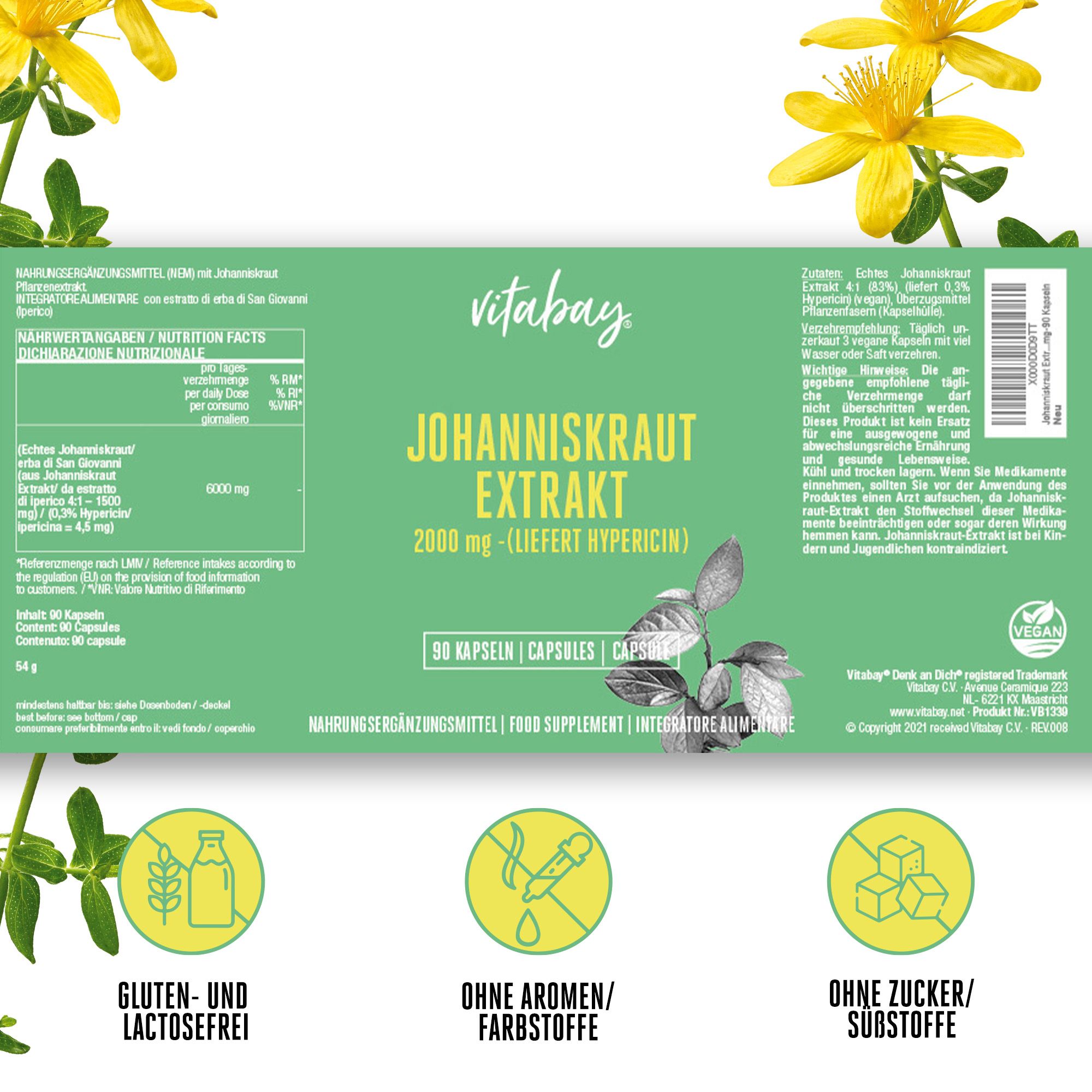 Vitabay Johanniskraut Extrakt 2000 mg