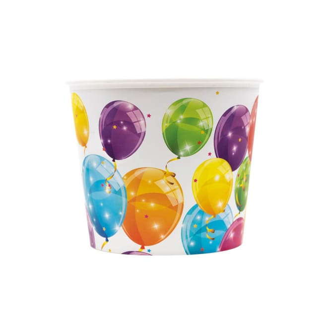 Popcorneimer - Snackschüssel - Ballons - ca. 2,2 L