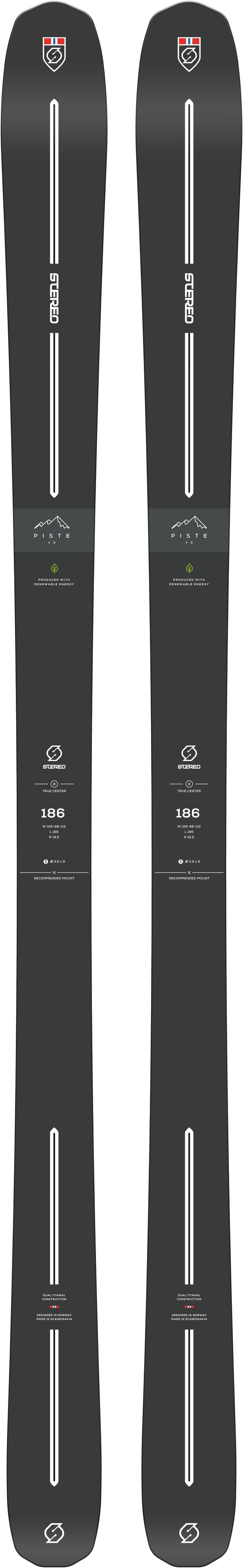 Piste V3 Dark Grey