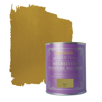 Rust-oleum meubelverf metallic goud 750 ml