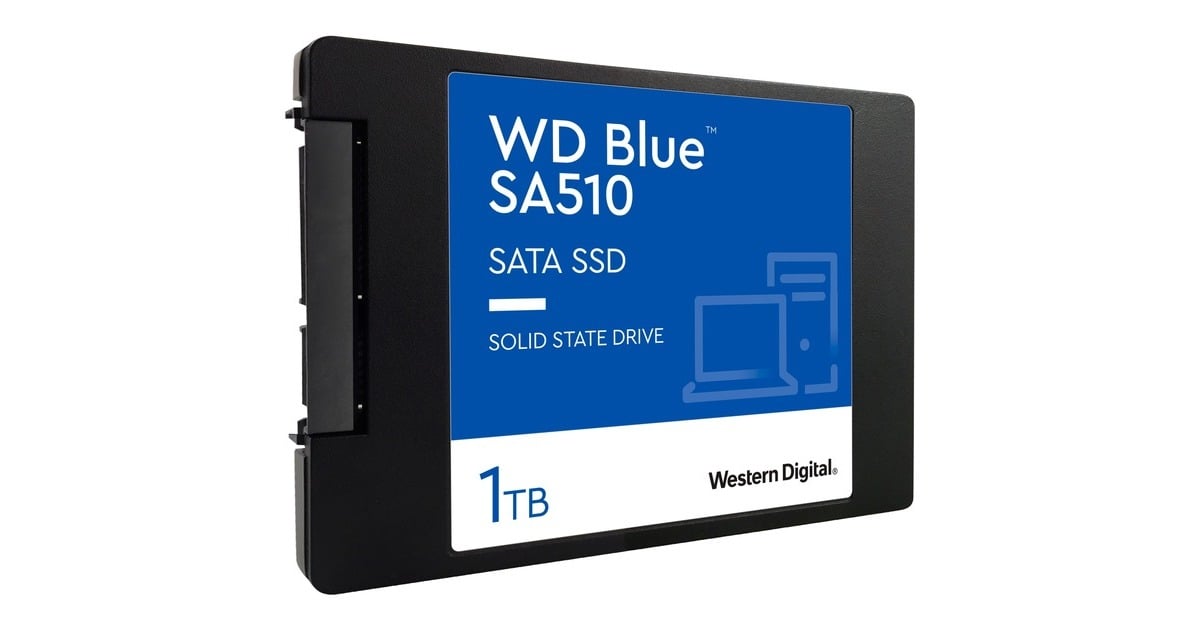 WDBlue SA510 1 TB SSD  (WDS100T3B0A, SATA/600)