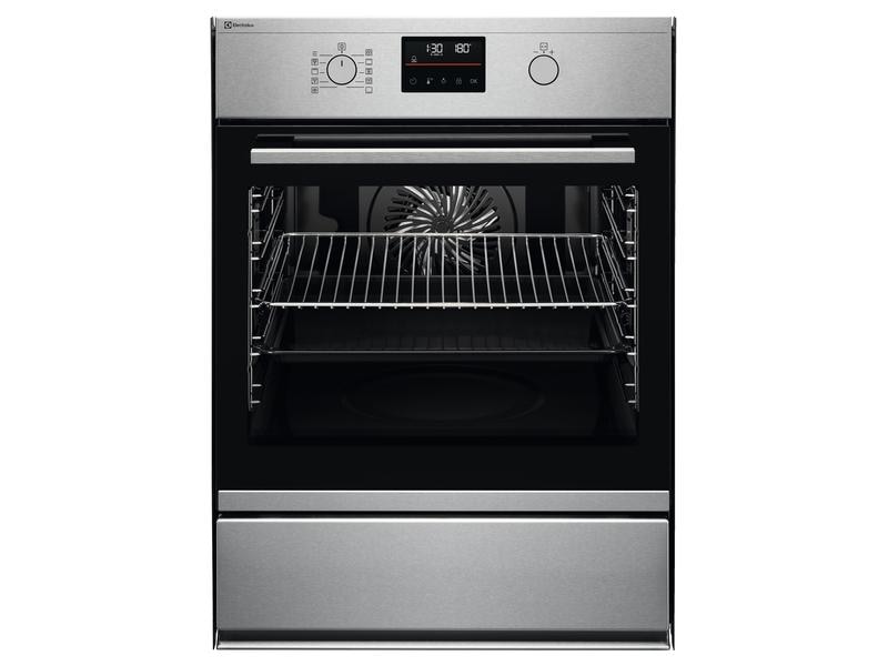 Electrolux Einbaubackofen EB7L4CN Schwarz/Silber A Backofen für den Einbau