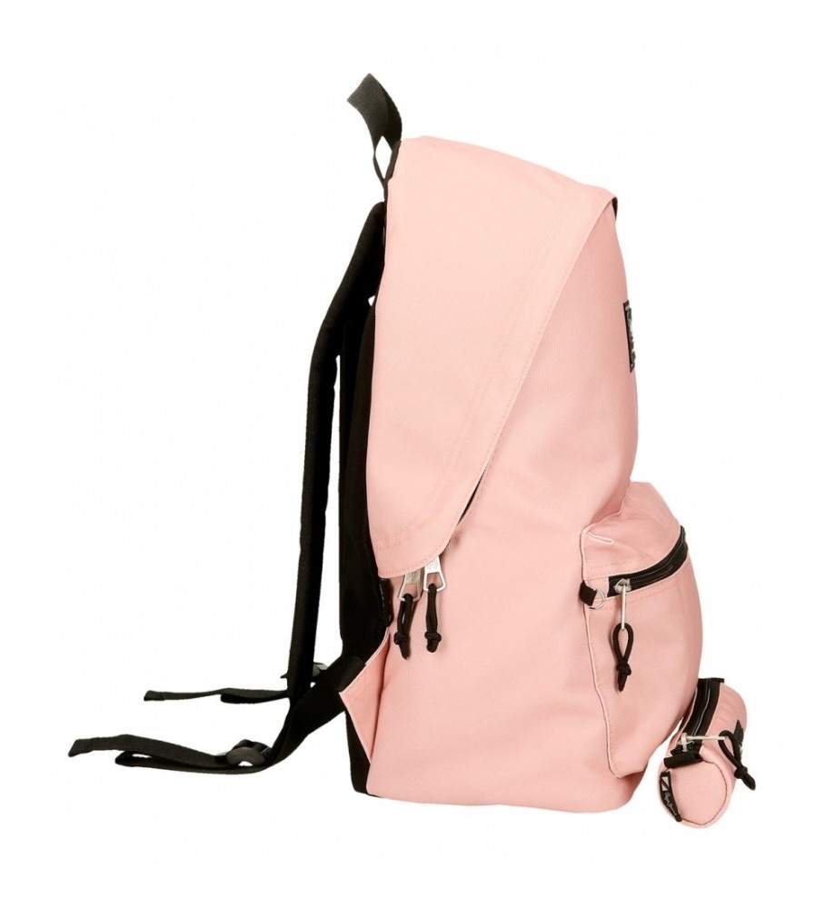 Mochila Pepe Jeans Aris + Capa Rosa