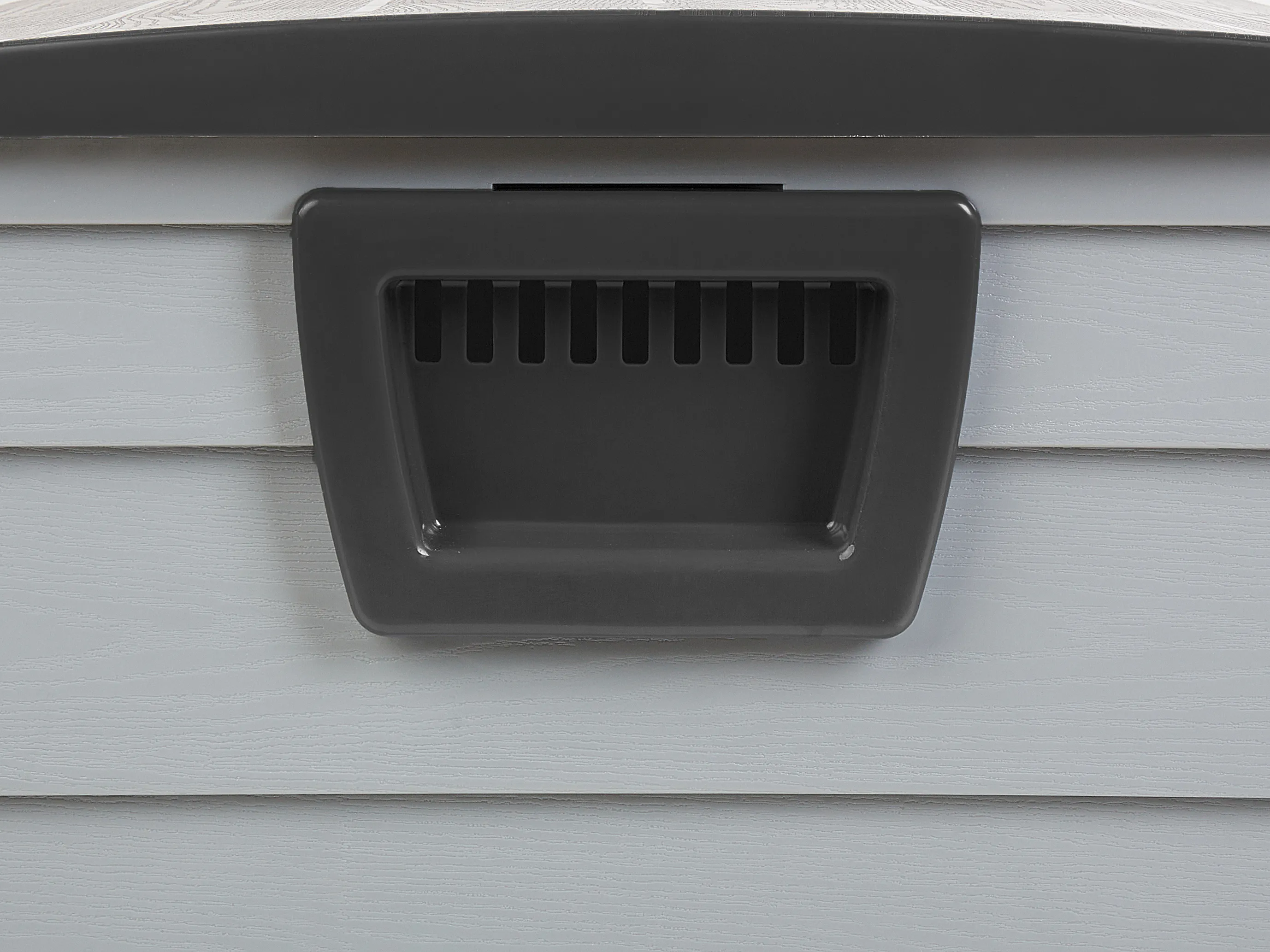 Kussenbox LOCARNO 112 cm 50 cm Zwart