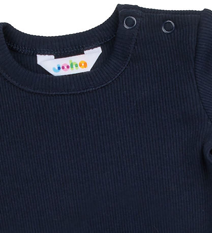 Joha Sommerstrampler - Rib - Navy