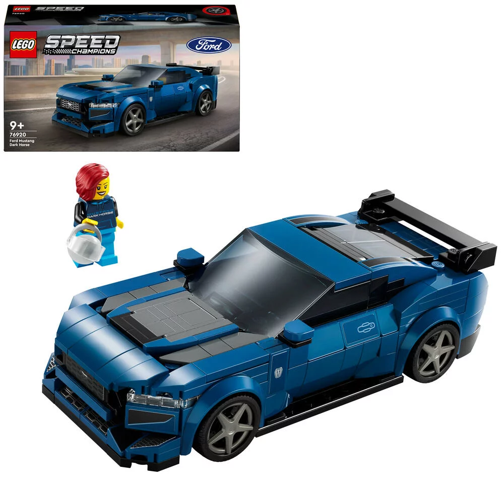 LEGO®SPEED CHAMPIONS 76920 - LA VOITURE DE SPORT FORD MUSTANG DARK HORSE