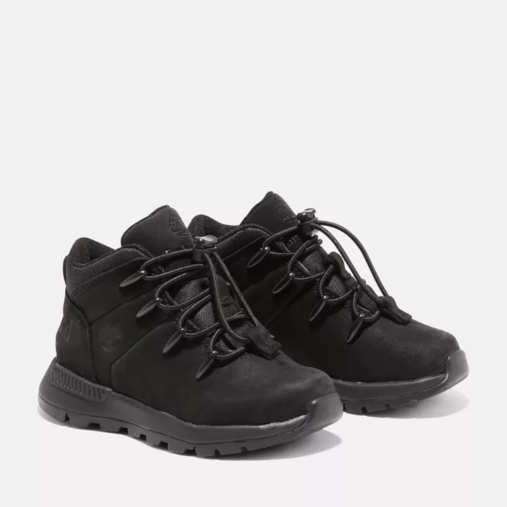 Bottine de randonnée Sprint Trekker pour tout-petit en noir