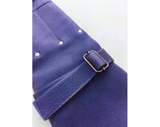 POCHETTE EN CUIR - VD Cuir Noire Pochette cuir pour des couteaux de cuisine professionnel