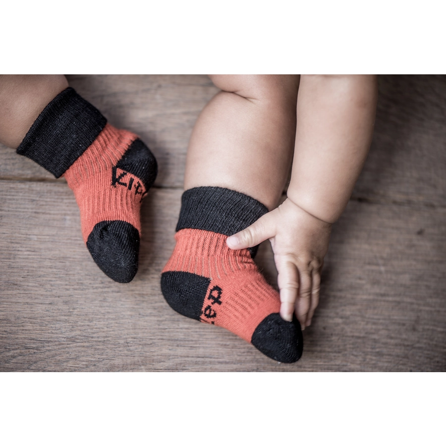 KipKep Stay-On Socken 2er-Pack Rusty Spice