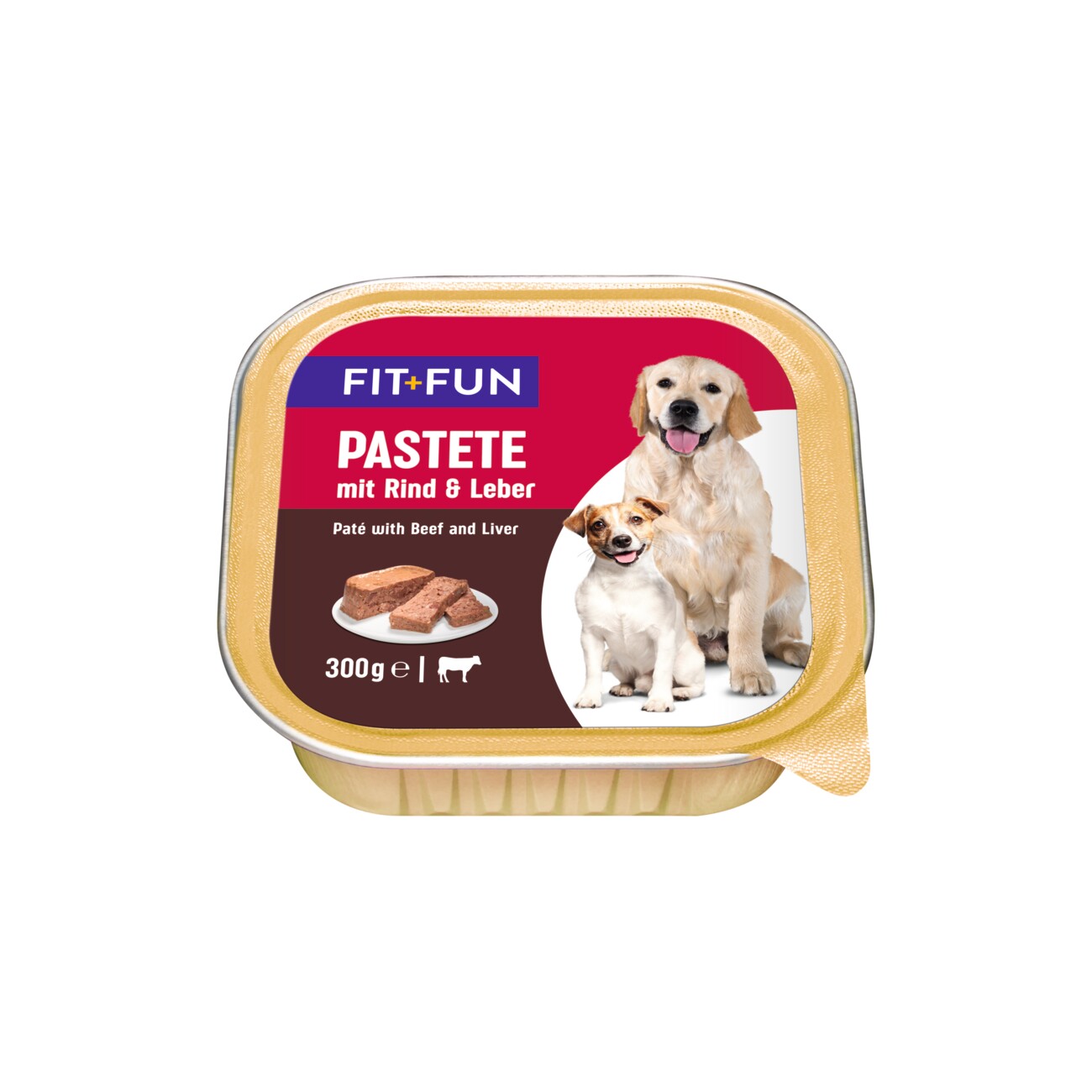 FIT+FUN Pastete mit Rind und Leber 9x300 g