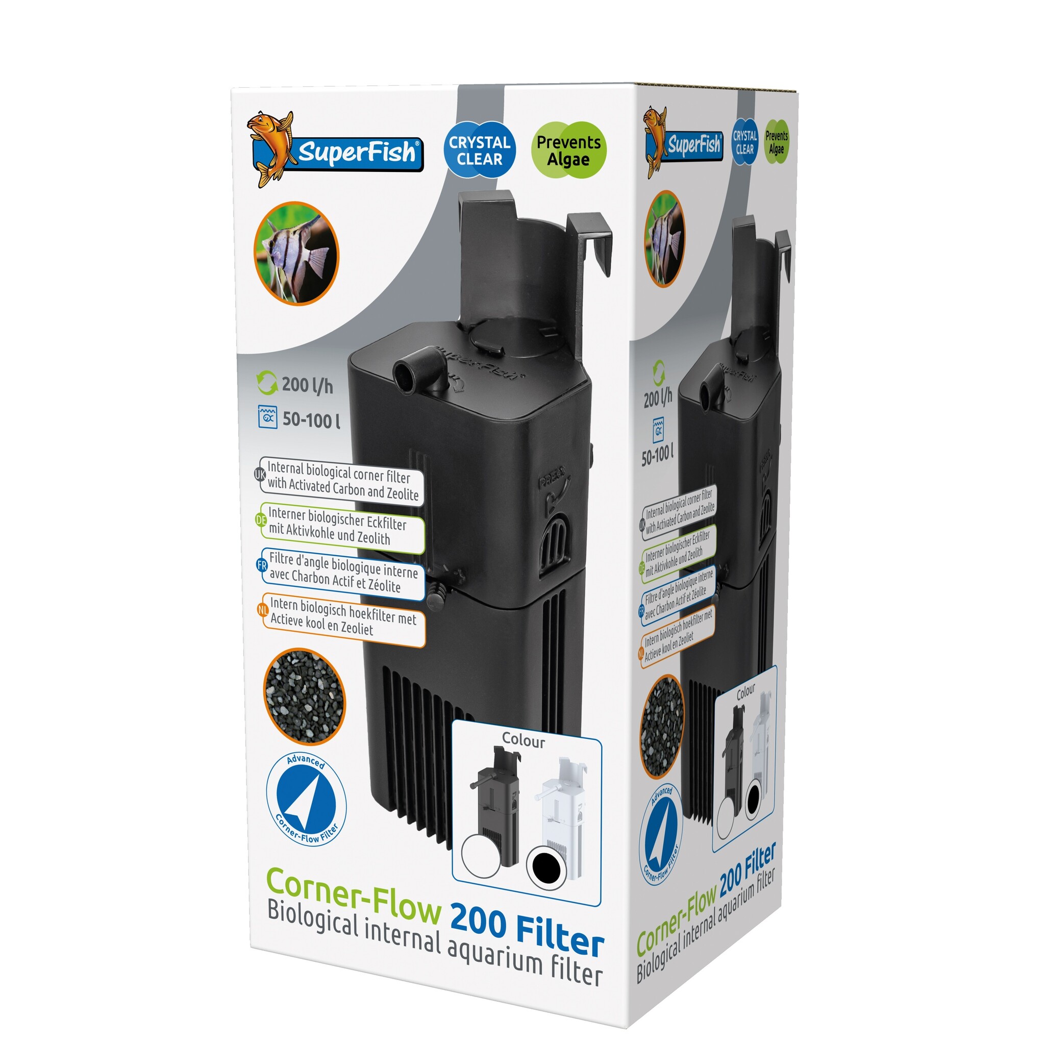 Cornerflow 200 Filter White