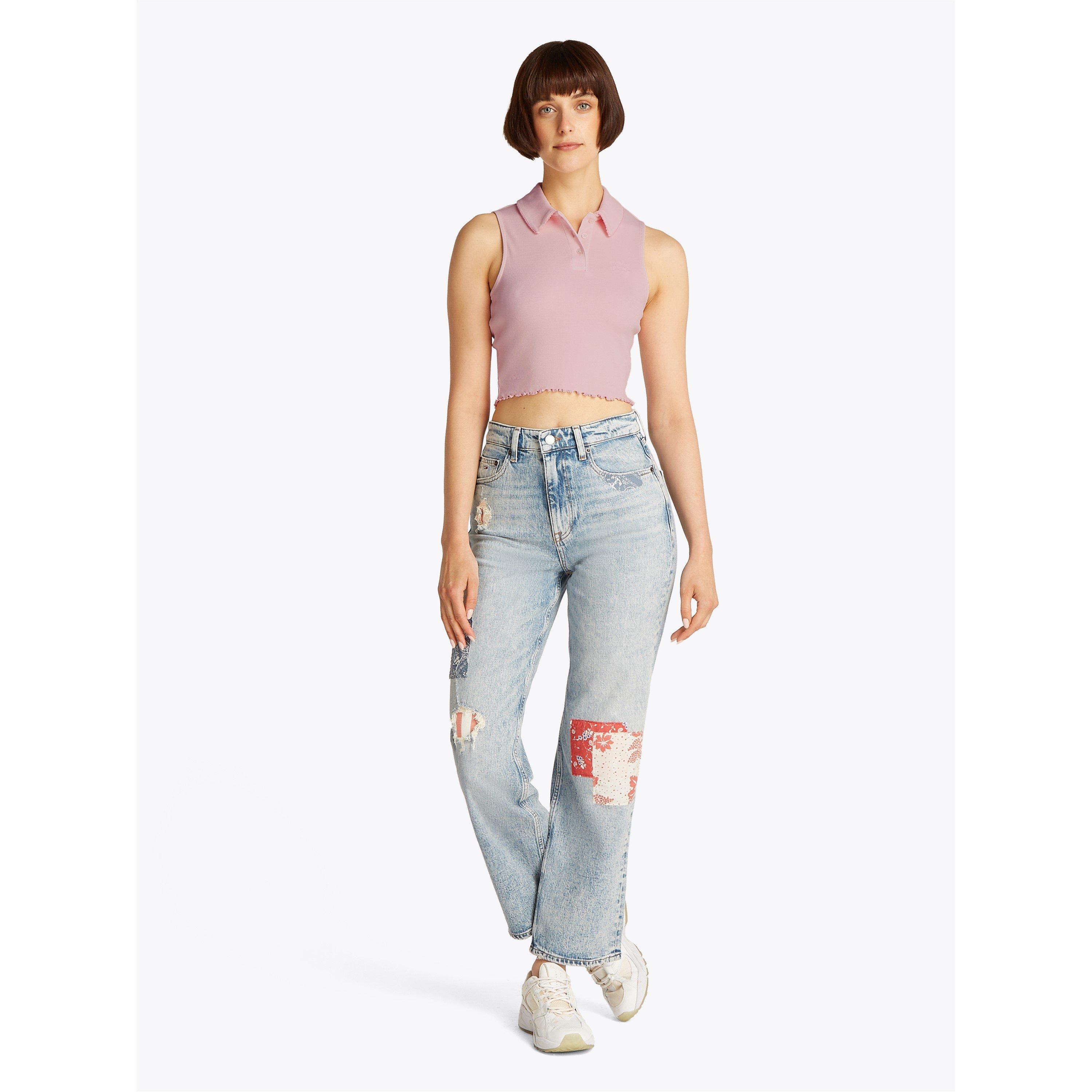 Tommy Jeans TJW CRP GMD RIB SL POLO