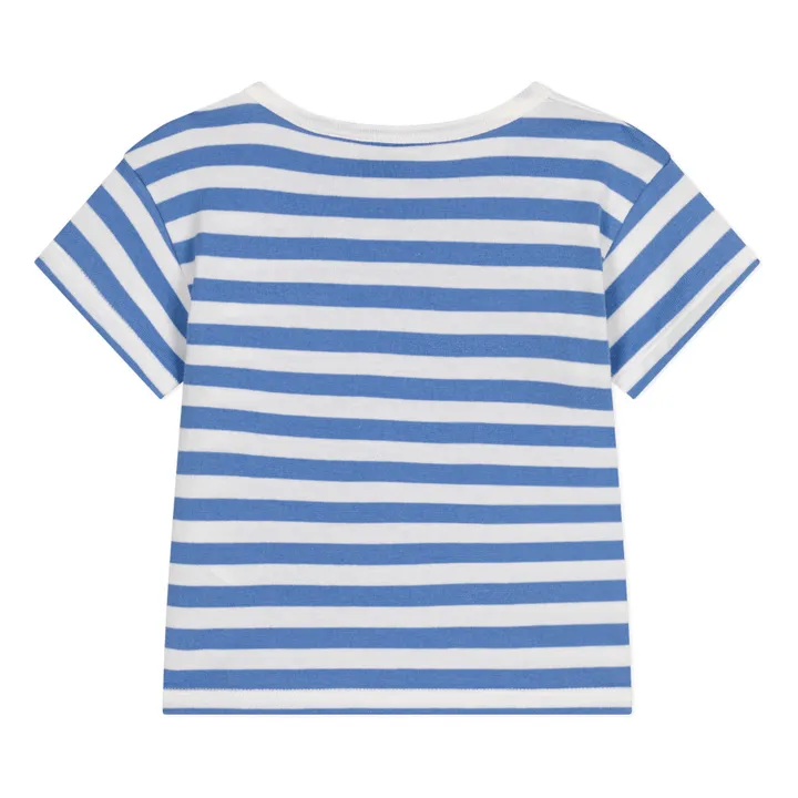 Petit Bateau T-shirt Menage Rayé | Bleu