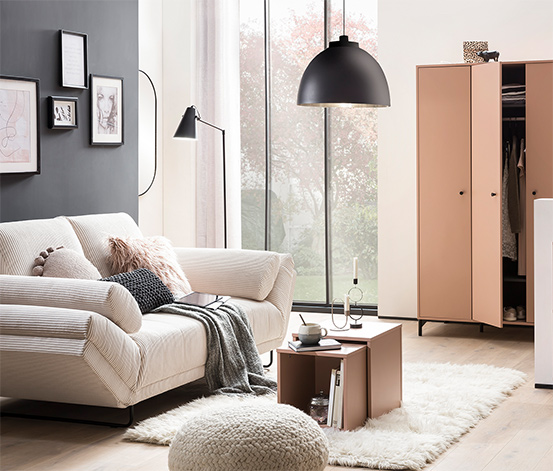 DOMO collection Daybed »Molde Leif105«, creme