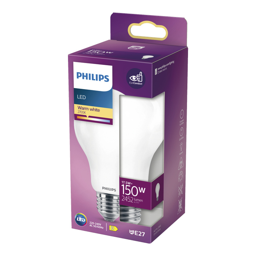 Normalpære, LED E27 17,5 W 2452 lm