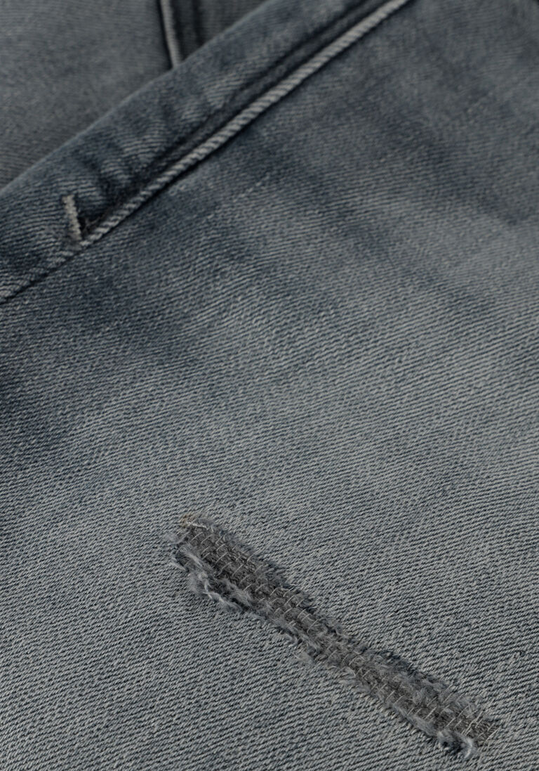 CAST IRON donkergrijze cast iron shorts shiftback shorts true blue grey