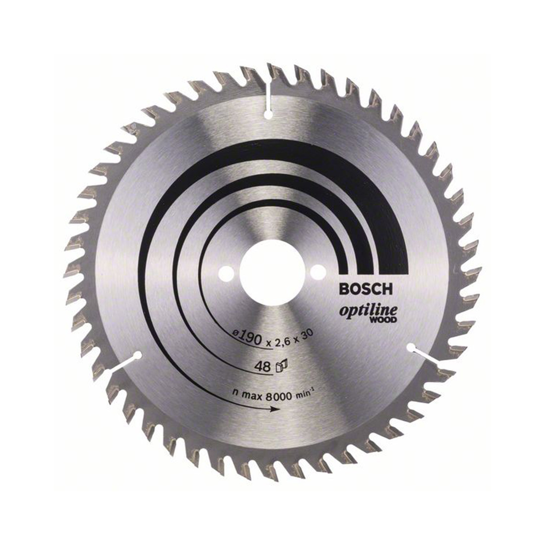 Bosch Kreissägeblatt Optiline Wood 190 mm
