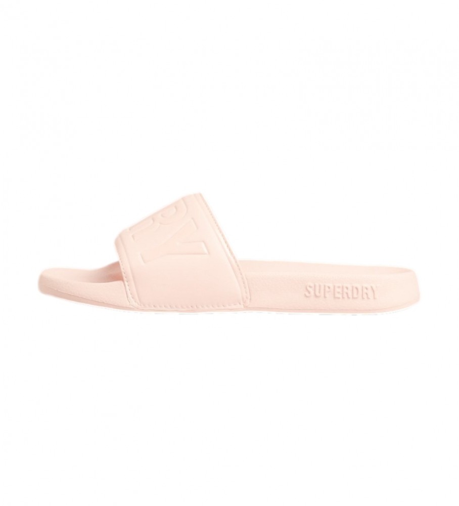 Superdry Chanclas de piscina Code Core rosa