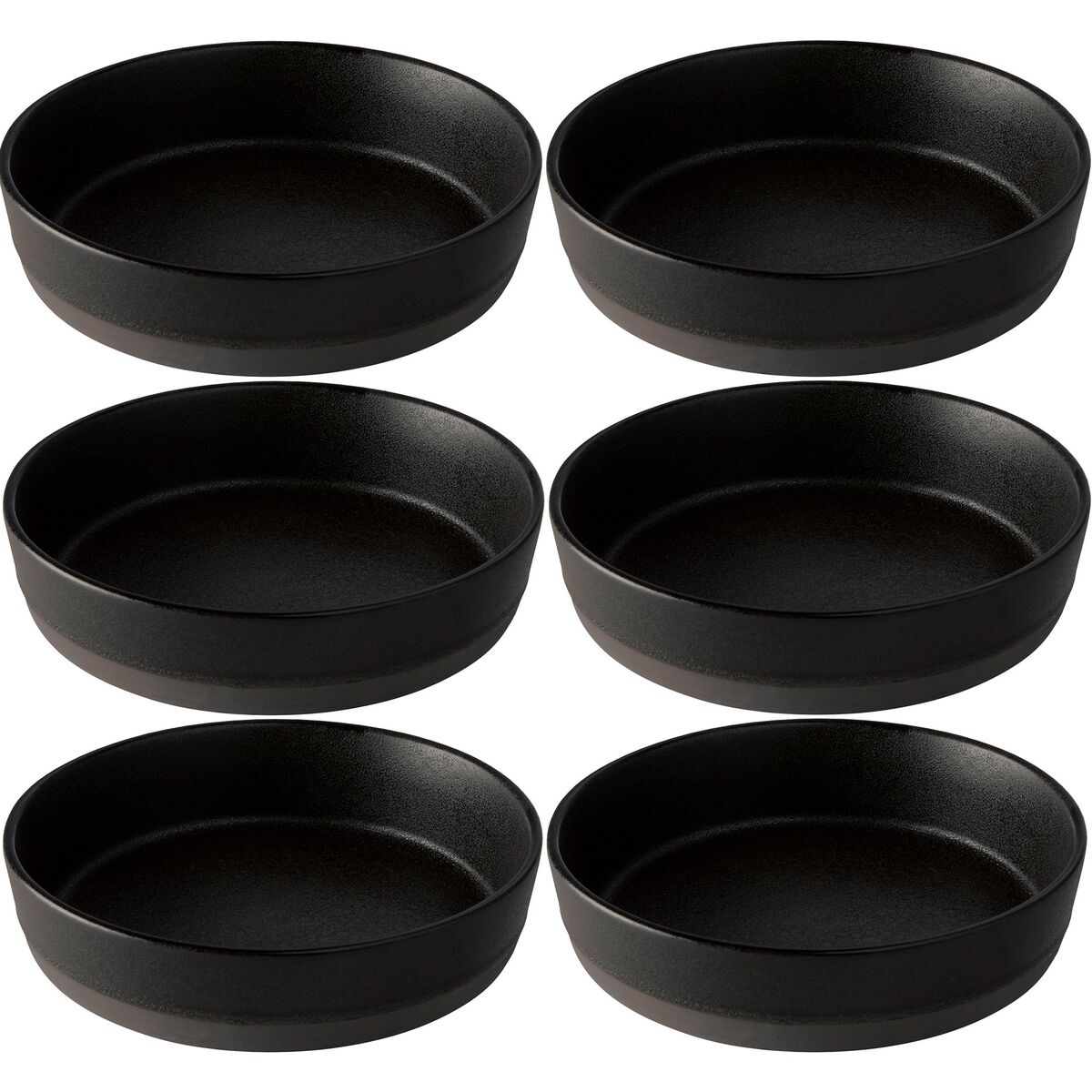 RAW Suppetallerken 6 stk, Titanium Black