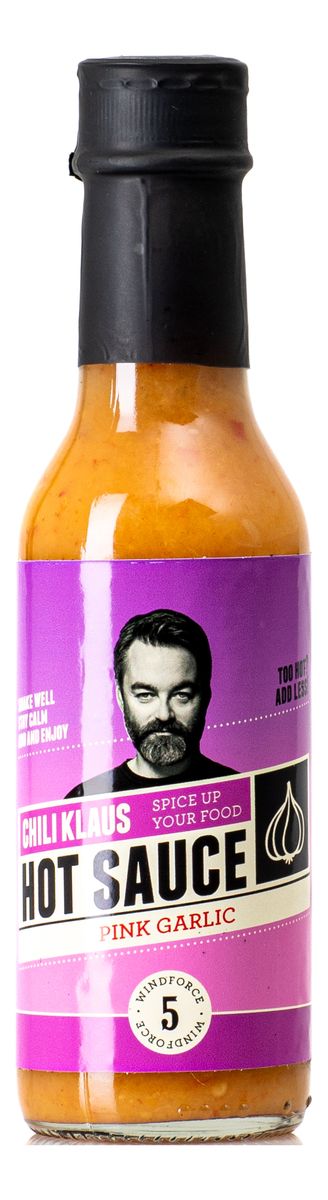 Chili Klaus Pink Garlic hot sauce v. 5 - 147 ml.