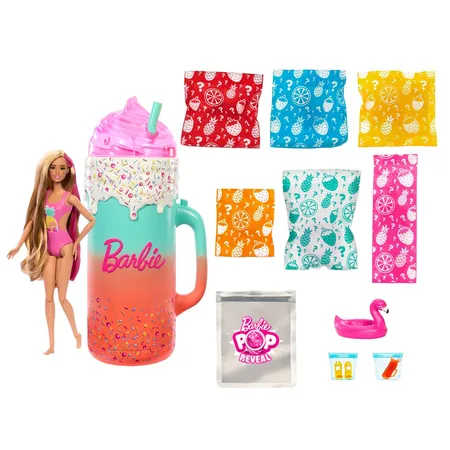 Barbie Pop Reveal Rise & Surprise Geschenkset - Tropical Smoothie