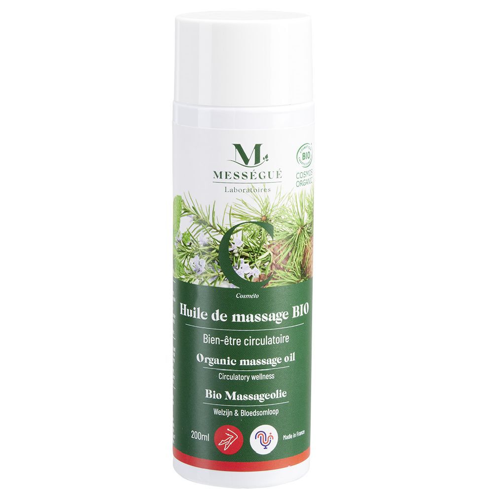 Huile massage bio Confort Circulatoire Mességué
