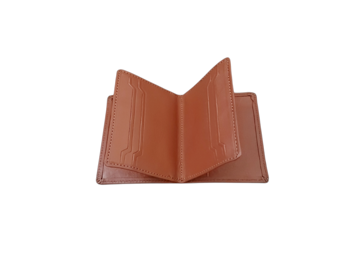 Cadeauset – Leren Kaarthouder & Sleutelhanger Bruin