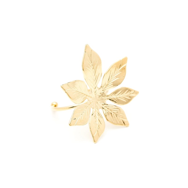 maxi bague fleur doré à l'or fin - CHLORIS