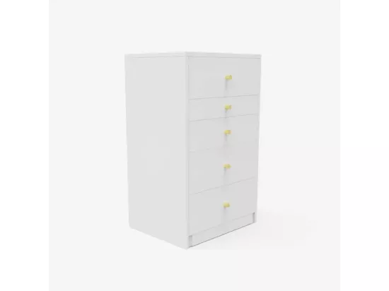 Coiffeuse table de maquillage miroir et commode compacte ANNA
